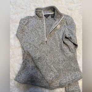 Heather Gray Quarter-Zip Jacket